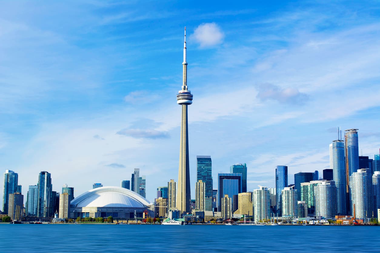 CN Tower in Toronto, Canada - Iconic landmark and symbol of Canadian innovation